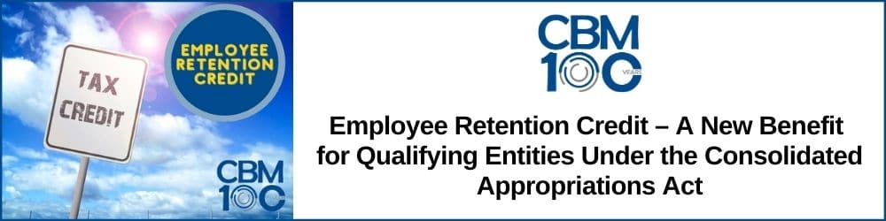 employee retention credit new benefit header image
