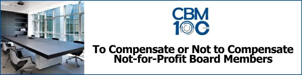 not-for-profit board compensation article header image