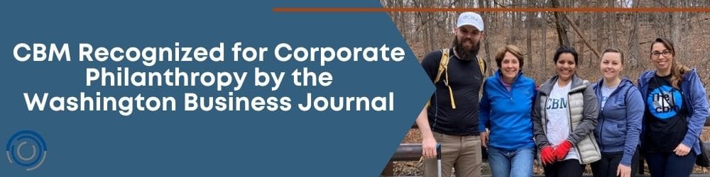 Corporate Philanthropy Recognition Washington Business Journal header image