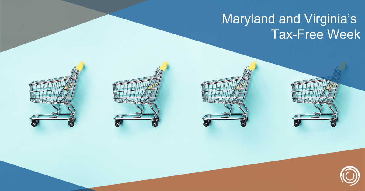 Virginia Tax Free Week Maryland Tax Free Week Besthesda CPA