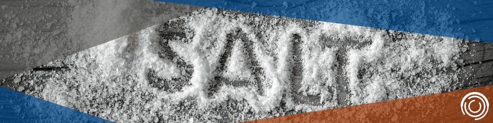 The word salt carved out of salt to represent SALT deduction that this article discusses.