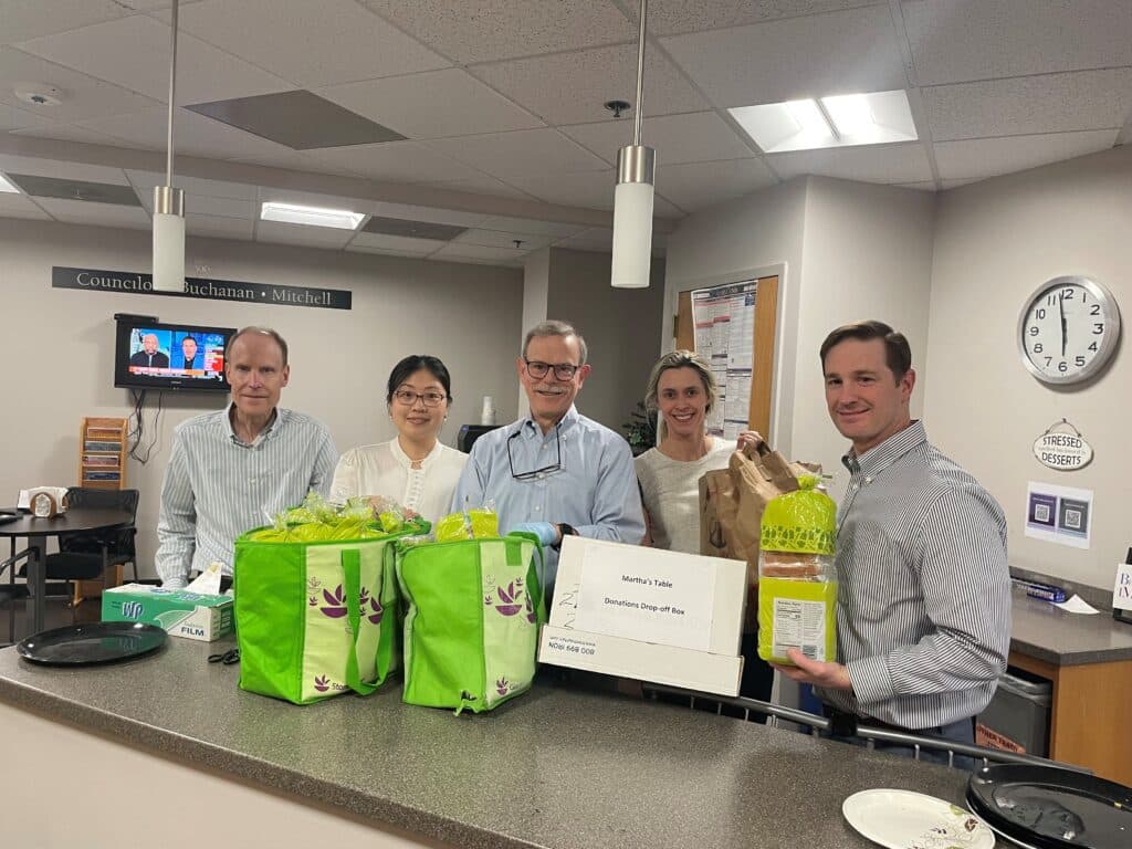 CBM Prepares Meals for Martha's Table header image